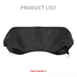 HDBUBALUS Fuel Tank Bra Black Protector Shield For Harley Electra Road Trike Glide 97-2022