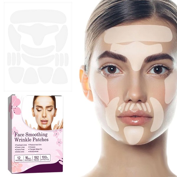 Anti-wrinkle plaster face, face wrinkle remover strips, facial wrinkle plaster