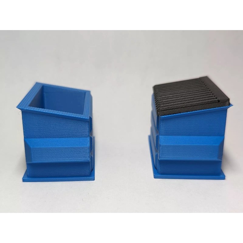 typrhonda (2) - Garbage Trash & Recycling Dumpster Set w/Lid