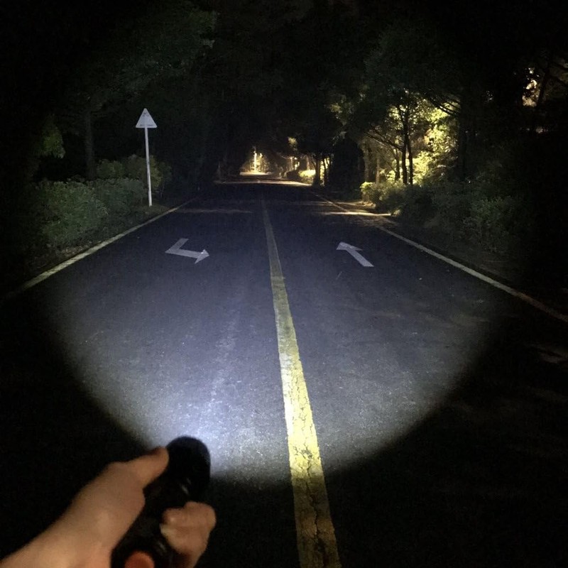 ALONEFIRE SV96 RGB Red Light Flashlight White Green Light Blue
