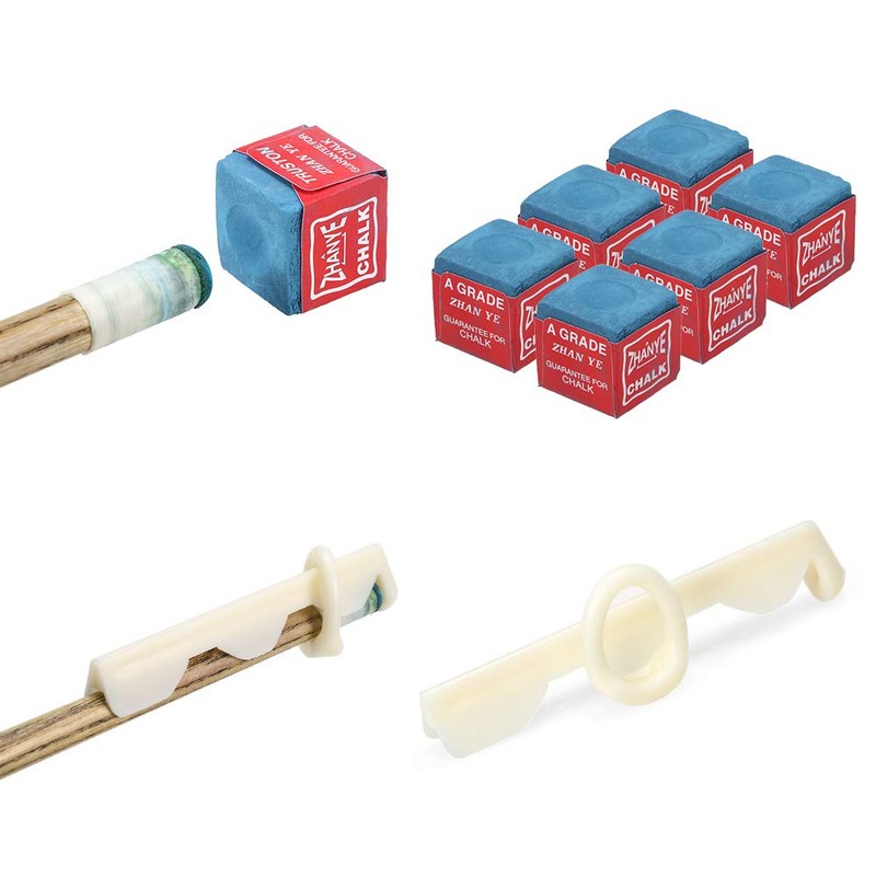 20-in-1 Billiard Repair Kit Cue Tip Repair Tool Billiard Chalk