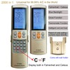 Gold Color Universal Mini Split AC Remote Control