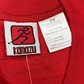 Kamazu New Jersey Red Black & White Hockey Jersey Junior Size Small/Medium