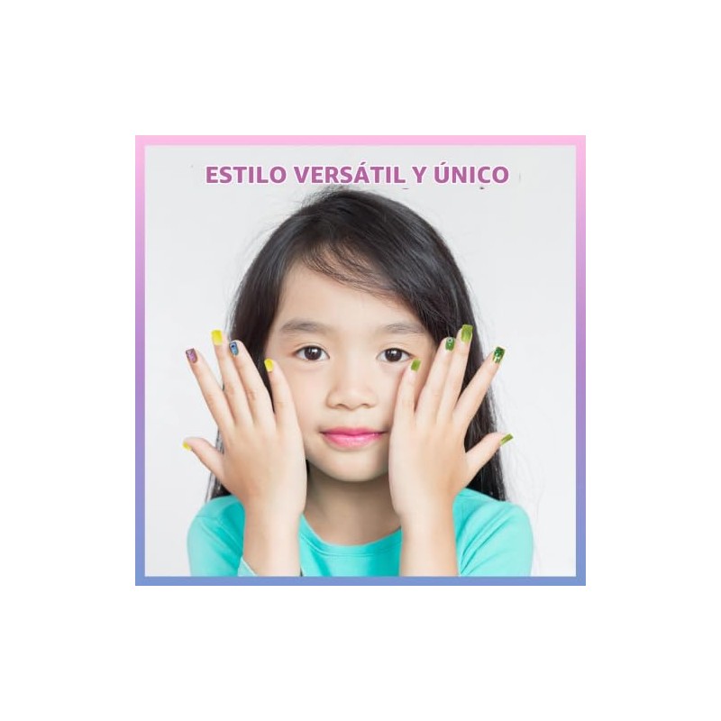 Townley Girl 36 uñas postizas de Ositos Amorosos para niñas