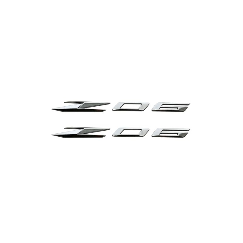 2pcs New Z06 Bodyside Emblems 3D Badge Replacement for 2023-2024