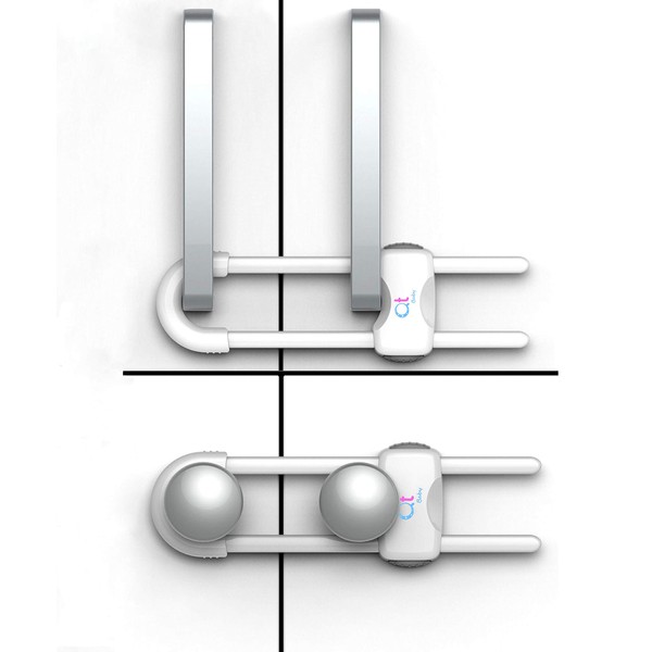 QT BABY - Cerraduras de seguridad para gabinetes a prueba