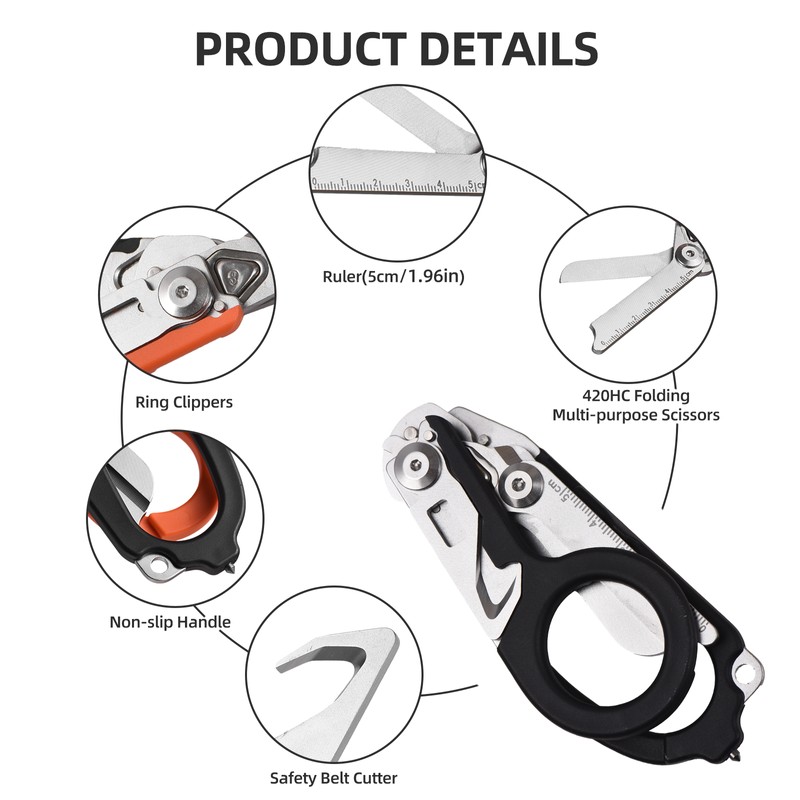 Trauma Shear Multi functional Pliers Tool Outdoor Camping Tools Emergency