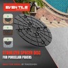Eventile 1/8" Large Format Porcelain Tile Spacer and Natural Stone