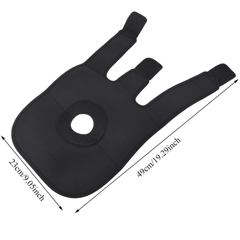 Knee Support Brace Breathable Neoprene Adjustable Velcro Straps with Velcro