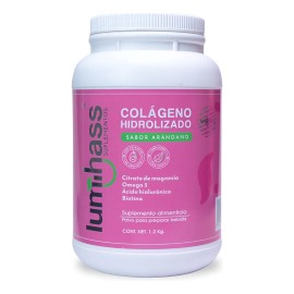 Colágeno Lumihass 1 Bote Sabor Arándano | Omega 3 + Biotina
