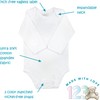123 Bear Baby Cotton Spandex Infant Bodysuits Long Sleeve and