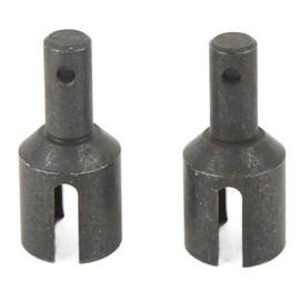 1 Pair Differential Output Cup Front Rear Universal Steel Standard Size Diff Outdrive Cup for 1/8 4WD SLEDG Black