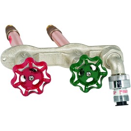 Prier C-108X08 8-Inch Hot and Cold Mixing Hydrant with 1/2-Inch Pex