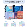 Ceneda Suitcase Organiser Packing Cubes Compression 7 Pieces, Suitcase Organiser