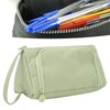Large Pencil Case Handle Design Large Capacity Layered Durable Oxford