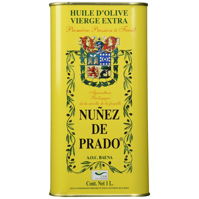 Nunez De Prado Extra Virgin Olive Oil Tin, 33.8 Ounce
