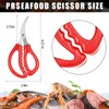 Gisafai 20 Pcs Kitchen Seafood Scissors for Crab Bulk,Leg Scissors