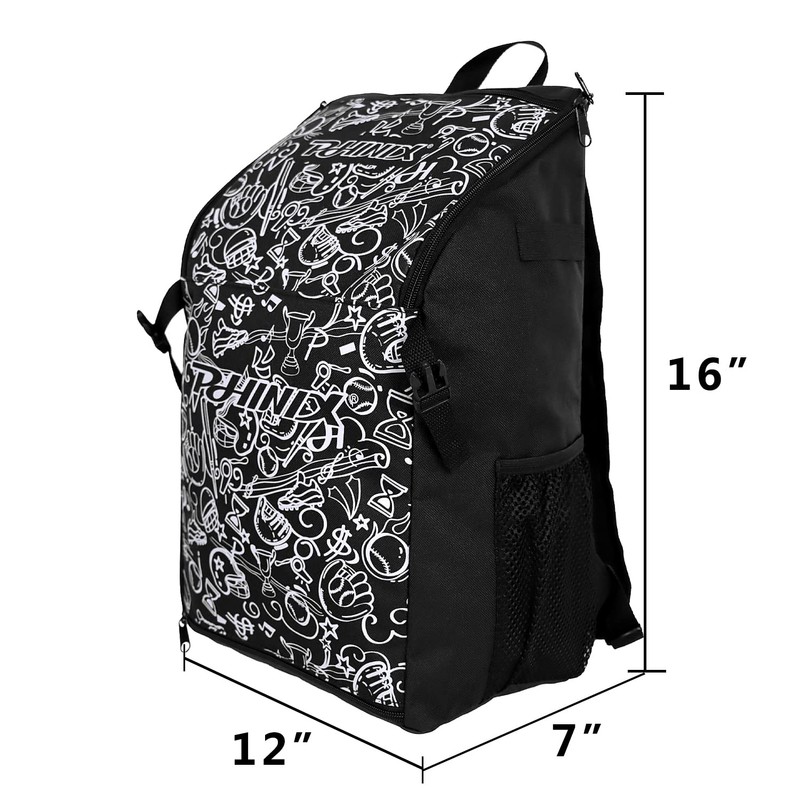 PHINIX Mochila de béisbol, T-ball o softball para casco de