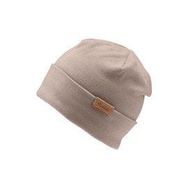 Sterntaler Fine Knitted Beanie - Timeless Unisex Hat with Envelope - Suitable for Boys and Girls - Two Wearing Styles - Comfortable and Elastic - Sand, Size 53