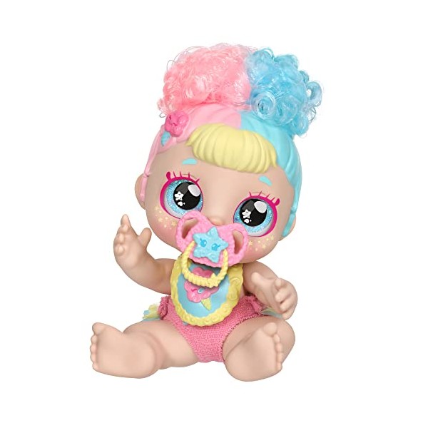 Kindi Kids Scented Baby Sister: Pastel Sweets - Baby Doll 6.5 inch Doll and 2 Accessories