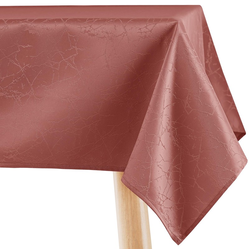 Filumi Tablecloth 120 x 180 cm Dusky Pink Washable for
