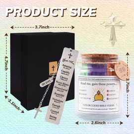 Bible Verse Jar, Read Me When Bible Verses Jar, Bible Jar, Bible Verses In a Jar, Easter Gifts for Women Mom, Christian Gifts for Women, Religious Gifts for Women, Bible Accessories