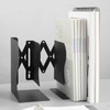 Nisorpa Adjustable Metal Iron Bookends Holder Stand Heavy Duty Expandable