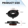 GRANDI H4 Car LED Light Bulb Retainers, Nylon Waterproof and