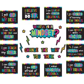 Teacher Created Resources What is Your Mindset? Bulletin Board Display Set