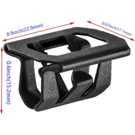 20PCS 15078238 700-053 Radiator Grille Retainer Clips Bumper Cover Fasteners Front Grille Clips Fit for GM, Silverado, Colorado, GMC, Hummer, Buick