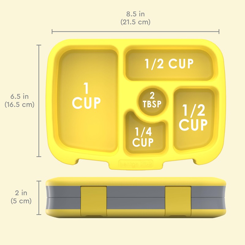 Bentgo Kids Prints Leak-Proof, 5-Compartment Bento-Style Kids Lunch Box -
