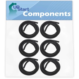 6-Pack 154827601 Dishwasher Tub Gasket Replacement for Frigidaire FGID2466QB0A Dishwasher - Compatible with 154827601 Tub Gasket - UpStart Components Brand