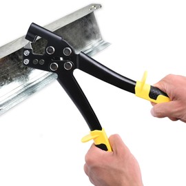 Zazafolora Drywall Pliers Profile Composite Pliers Crimping Pliers Drywall Profile Pliers Drywall Pliers Profile Composite Pliers 30 cm 0.4-0.8 for Metal Profiles, Plasterboard Work