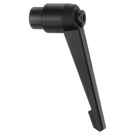 sourcing map 1Pcs M10 Adjustable Knobs Handle Female Thread Push Button Ratchet Quick Release Locking Rotating Bolt for Lathe Machinery, Black