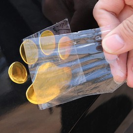 AVILMORE 3D 3D Paw Sticker Car Sticker Set of 2 Silver + 2 Gold