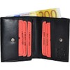 Viennese Grandpa Wallet Nappa Leather Black, black, Classic