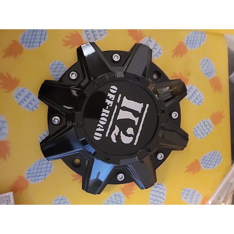 K2 Off Road Wheel Center Caps #CW0396 gloss Black (1)
