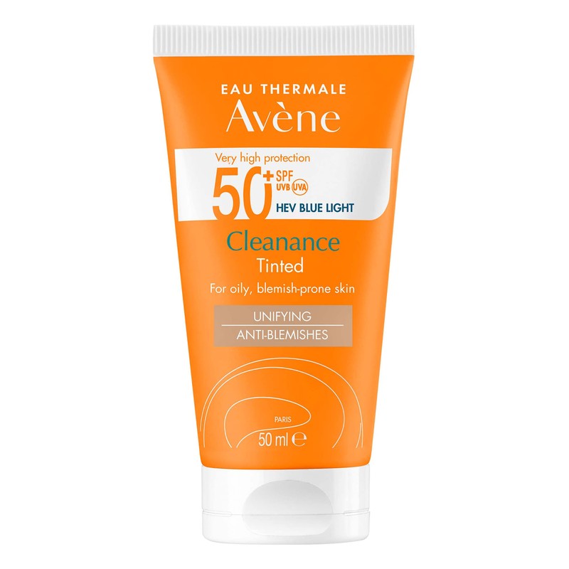 Avene Cleanance, Protector Solar FPS 50+ con Color, 50ml