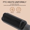Hair Straightener Brush 3D Teeth Multi Temp Modes PTC Uniform