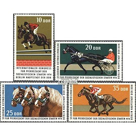 DDR 1969-1972 (complete.issue.) FDC 1974 International congress for horse breeders (Stamps for collectors) Horses/zebras