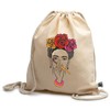 rainUP Frida Cotton Drawstring Backpack, painter