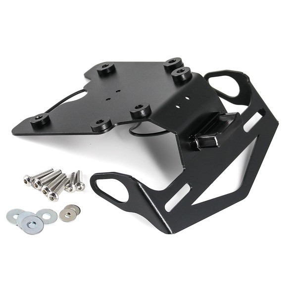 Yemanren-KK Rear License Plate Holder Bracket Compatible for Tenere 700
