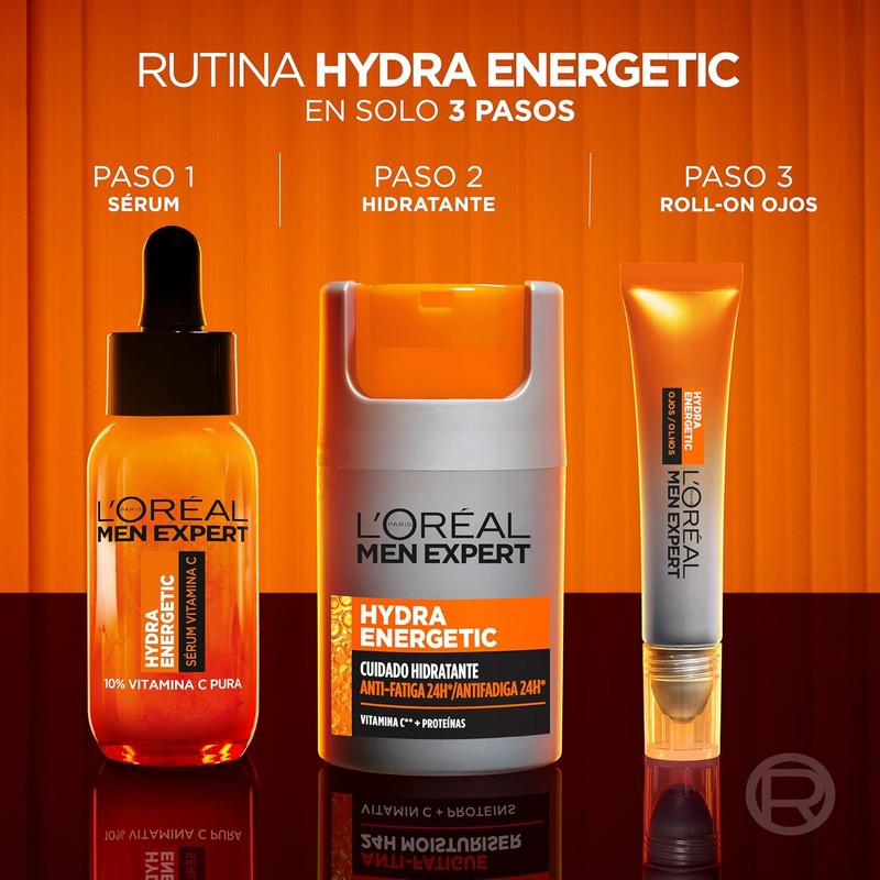L'Oreal Paris Roll On Crema para Ojos, Men Expert, 10