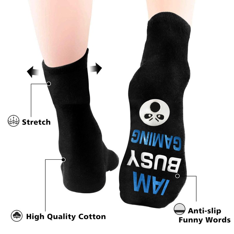 Gaming Gamer Socks for Men Dad Women - Do Not