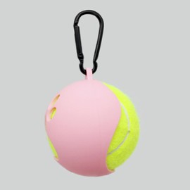 GuoQiao Lightweight Tennis Ball Holder with Dog Leash Attachment Hands-Free Pet Ball Cover Holder Portable Tennis Ball Clip