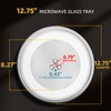 CalPalmy 12.75" Microwave Turntables Compatible with Whirlpool, Kenmore, LG, GE,