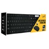 Supersonic SC-530KBM Ultra Thin Wireless Keyboard/Mouse Combo, Comfortable Typing, 15°