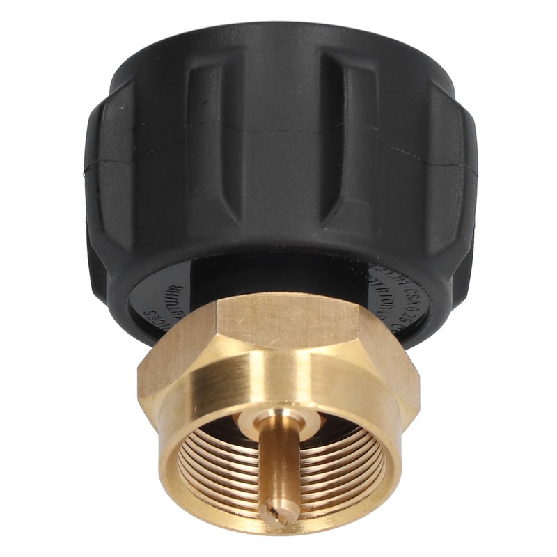 Refill Adapter 1/4in Tank Cylinder Coupler Gas Propane Regulator Valve