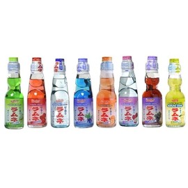 RAMUNE Japanese Soft Drink Variety, 8-Pack, 6.76 Fluid Ounce Each ("Hot Deal" Pack)