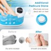 COSTWAY Foot Spa Bath Massager, with Heat, Bubbles & Vibration